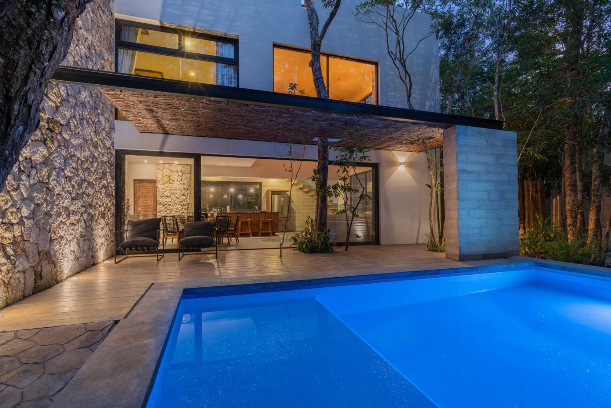 Twelve O'Clock - Luxury Villas ตูลุม ภายนอก รูปภาพ
